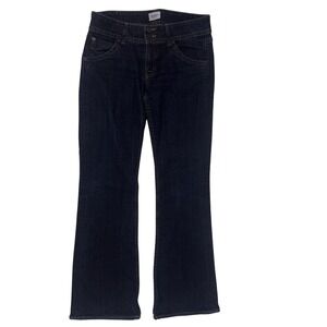 Hudson Womens Signature Bootcut Jeans Sz 28 Flap Pocket Dark Wash Premium‎ Denim